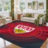 VfB Stuttgart Design Crystal Velvet Rug Soft Decorative Mat for Bedroom Entrance