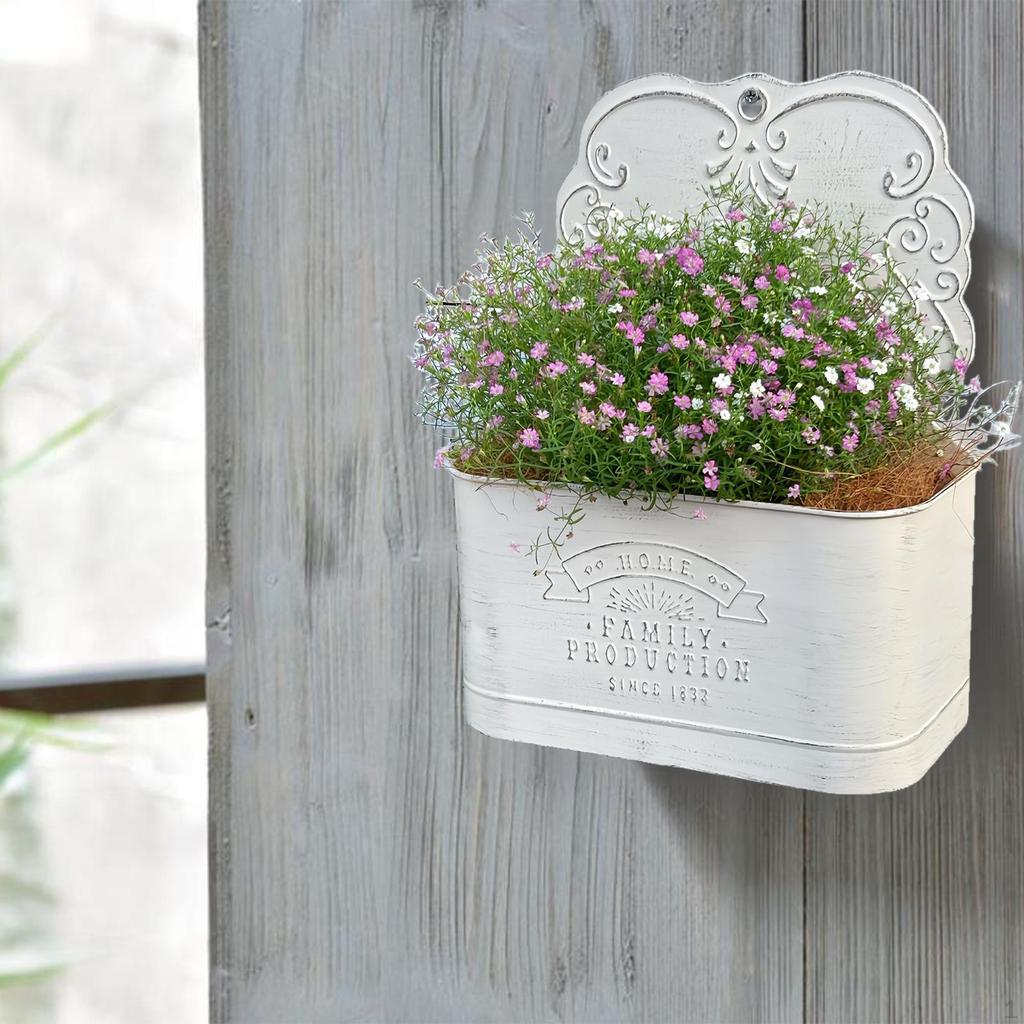 Настенный плантатор Садовый декор Долговечность Подарок Декоративный Прочный Подвесной цветочный горшок Растение для