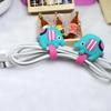 5 шт. Кабель для наушников, органайзер для намотки шнура, зажим-обмотка, милый мультяшный наушник