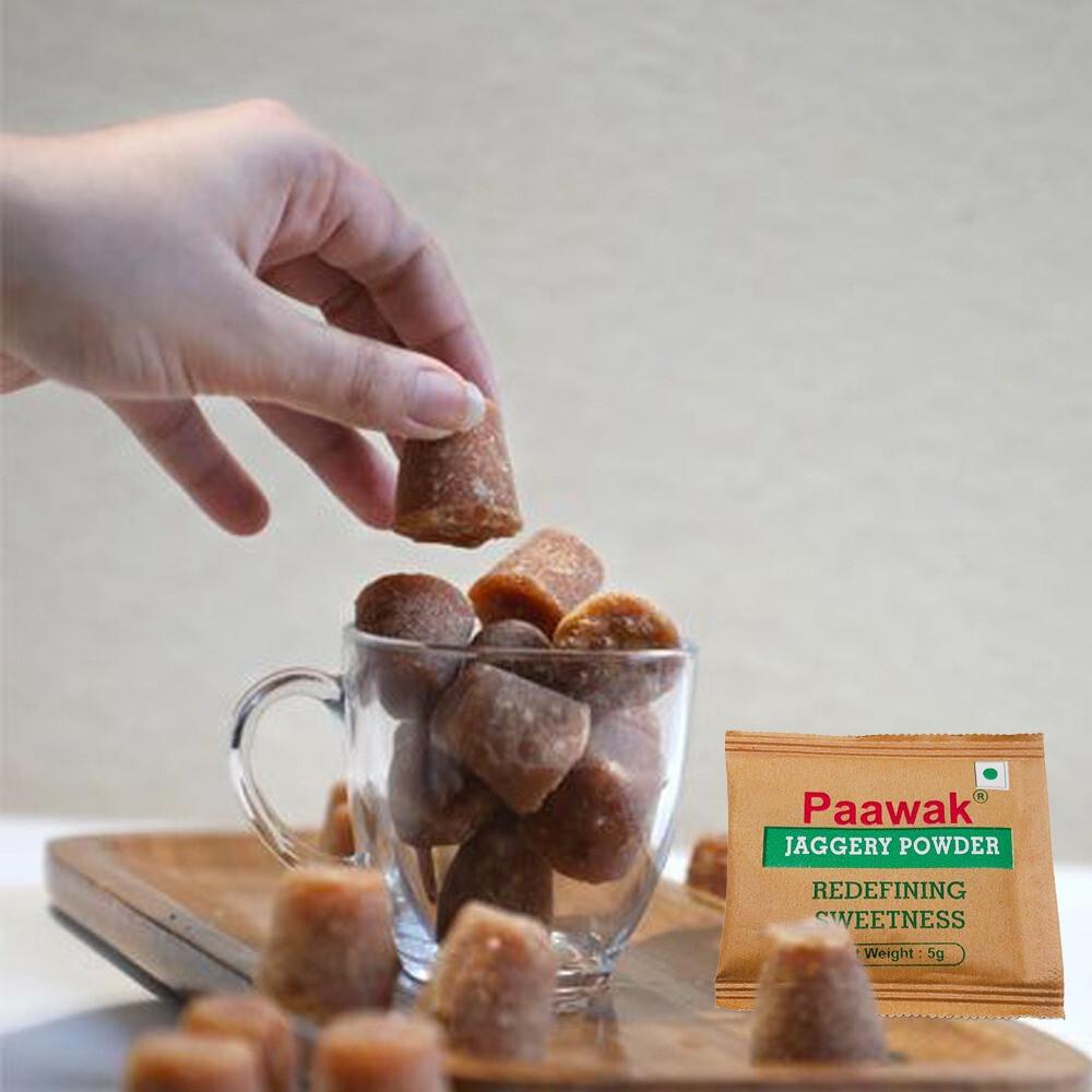 RSINC Jaggery Powder Sachets, 150G / 5.2oz [30 Sachets, 5 Grams Each] JL186823415480