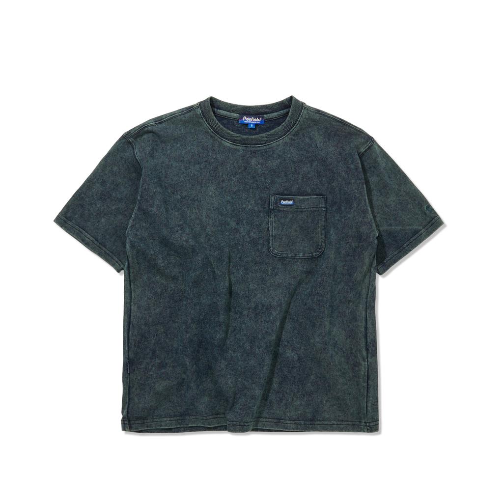 Penfield Indigo Tin Wash Pocket Short Sleeve T-Shirt Khaki_Fr2Kt30U