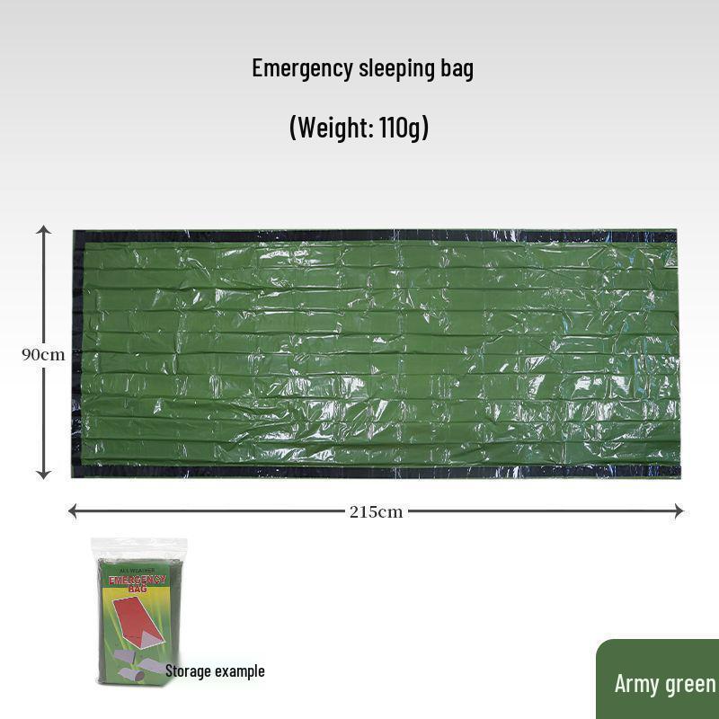 Outdoor Emergency Thermal Blanket - Portable Survival Cold Protection Tent