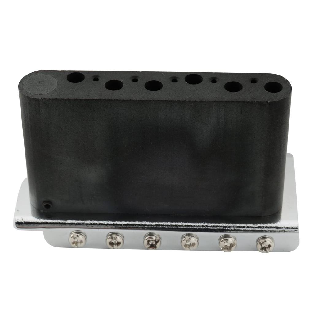 Wilkinson WV6-SB Шаг струн 10,8 мм 5 + 1 отверстие Тремоло Бридж Блок стальной винтажный седло для Fender США и Япония Распорка в сборе с полной сталью