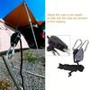 2/4pcs Adjustable Camping Wind Rope Pulley Tie Downs Mountaineering Buckles for Outdoor Tents and Canopies Camping Equipment