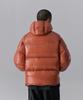 Musinsa Standard [City Leisure] Sheer Ripstop Hooded Down Short Padded Jacket [Orange]