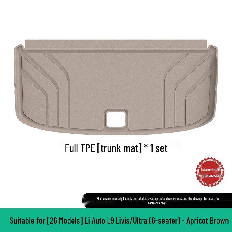 Экологичные коврики для пола и багажника из ТПЭ для 26 Li Auto L9 Livis/Ultra