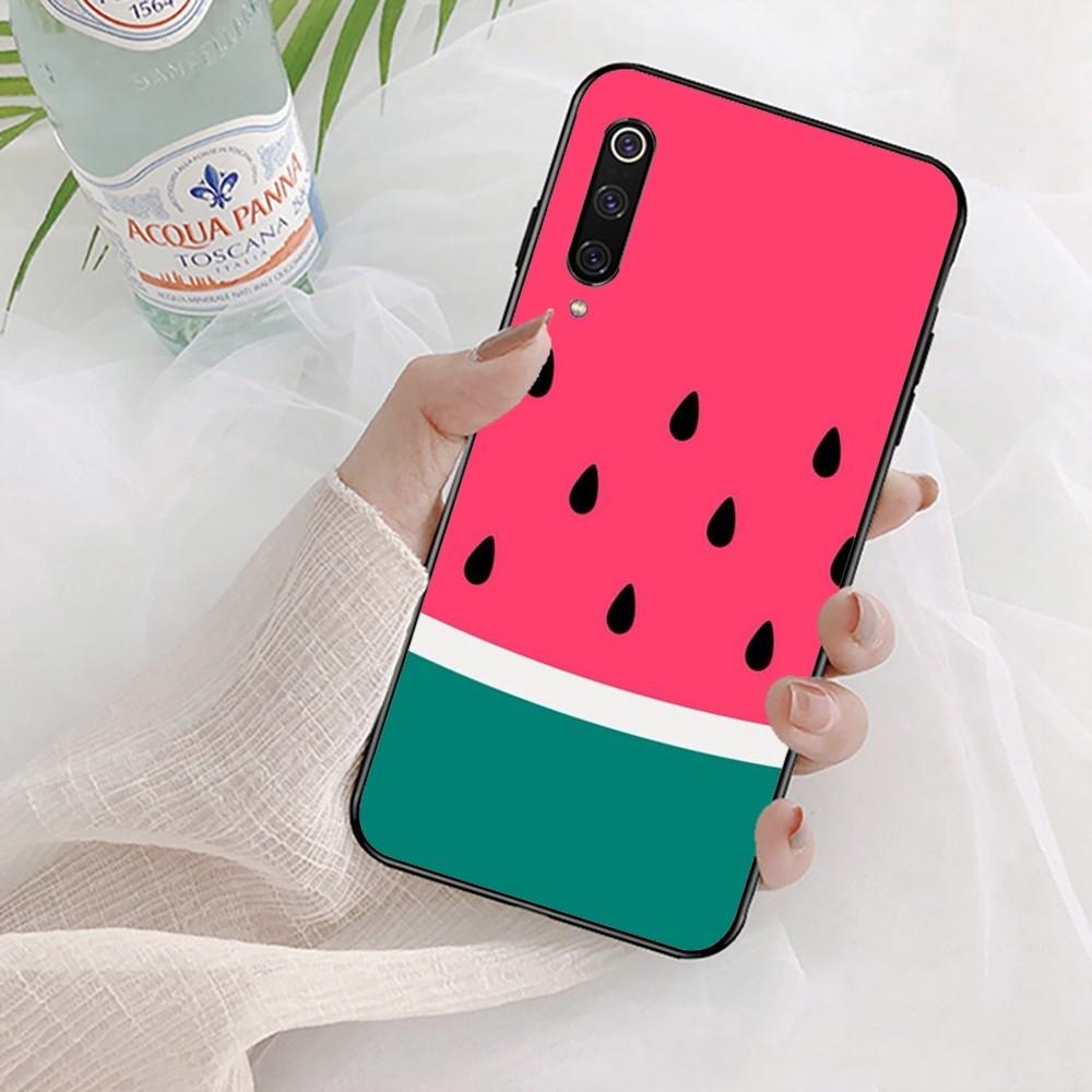 Летний мультяшный чехол-арбуз для телефона Xiaomi Mi 5X 8 9 10 11 12 Lite Pro 10T PocoX3pro PocoM3 Note 10 Pro Lite