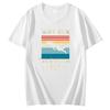 Unisexs Vintage Swimmer Sport Graphic Tee Short Sleeve Cotton Tshirt Summer New Arrival Casual Top