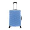 Lot de 3 valises Extensible Rigide Trolley Polycarbonate - LYS Paris 395/3 - 393 &amp; 395 Bleu