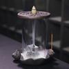 Креативная керамическая ветрозащитная курильница с водопадом и обратным потоком, держатель для палочек, курильница для ароматерапии, удача, фен-шуй, домашний декор