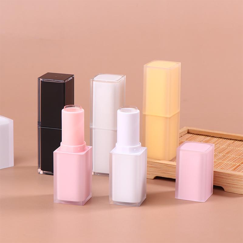 3.6G Квадратный футляр для помады с пряжкой Пустые тубы для бальзама для губ Упаковка для макияжа для путешествий Блеск для губ Контейнер для помады ручной работы