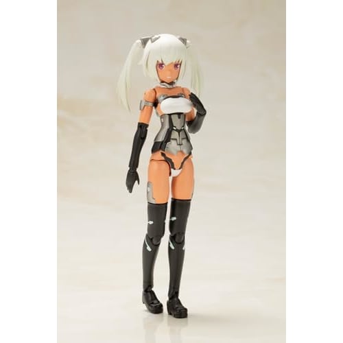 Kotobukiya Frame Arms Girl Leticia Silver Ver., Approximately 150mm Tall, Non-scale Plastic Model
