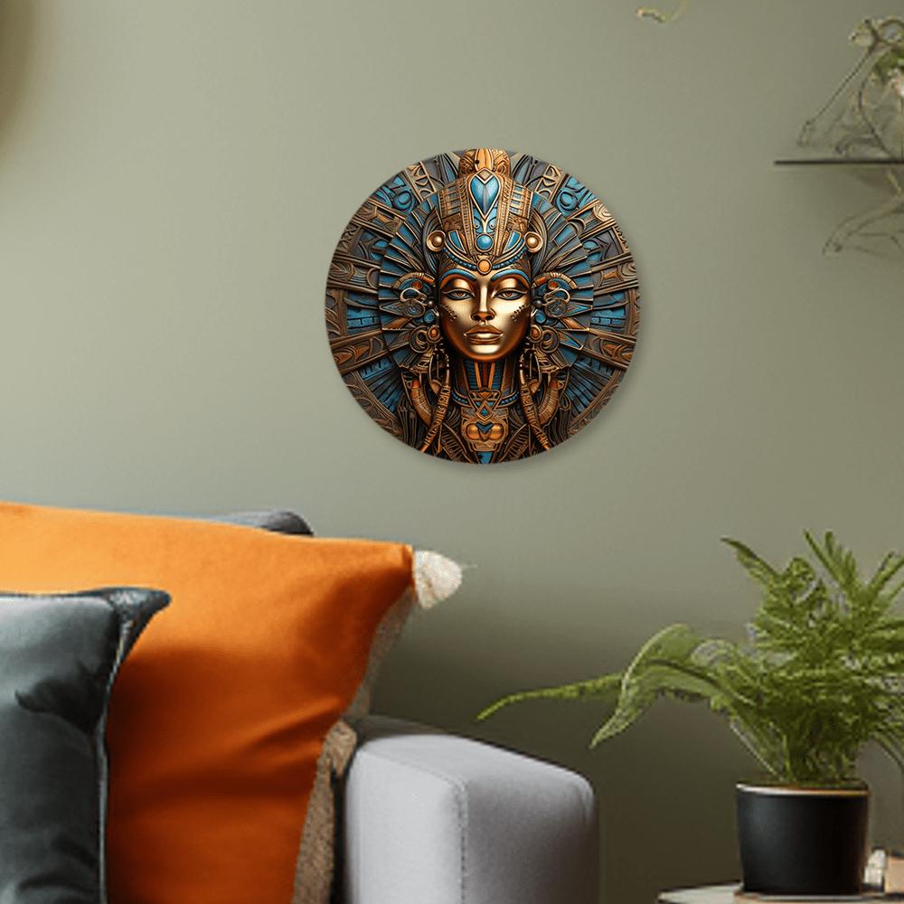 Деревянный рельеф с персонажами, расписной круглый цветочный венок, общежитие, украшение коридора, ретро-мода, подарок на День матери