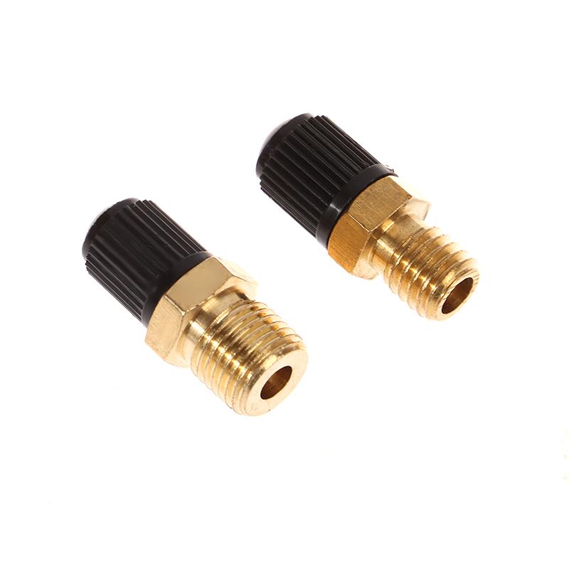 1Piece High Quality Air Compressor Tank Fill Valve Hexagonal Brass Tank Fill Valve M8/M10 Threaded Valve Core M10*1 M8*1.25