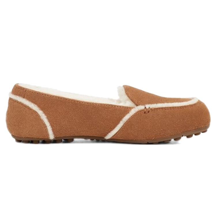 UGG Женские лоферы Hailey 'Каштановый' (унисекс) Женская повседневная обувь 1127441 CHE