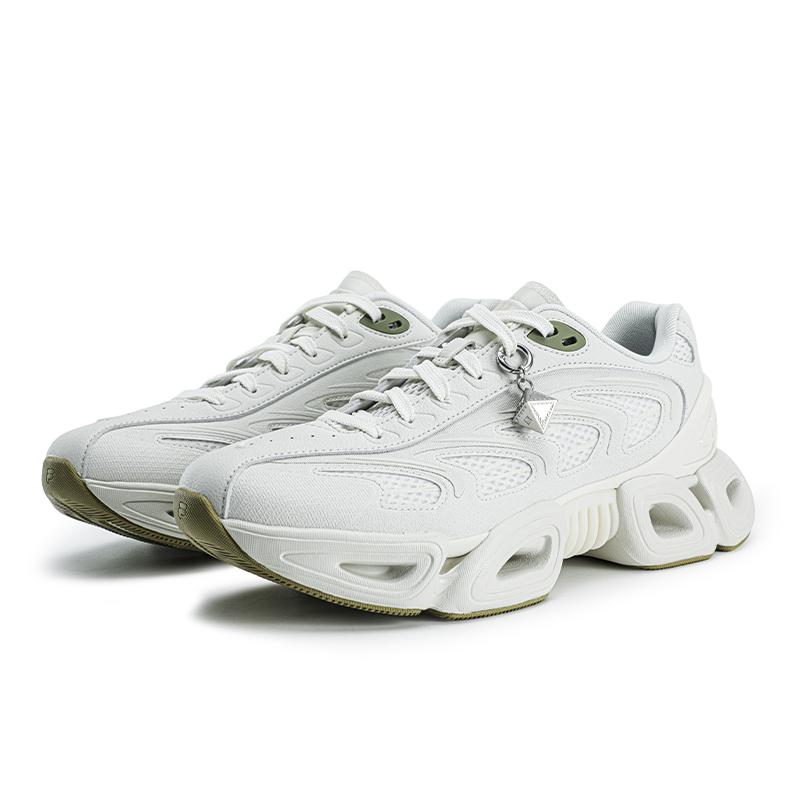 Fila Vetta Sc Модные Ретро Классические Трендовые Спортивные Повседневные Удобные Толстая Подошва Мужские Кроссовки Белый Серый F12M632155FWO