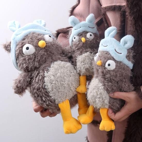 Плюшевая подушка в виде совы со съемной маской для глаз, милая мягкая и приятная кукла-сова для детей, домашний декор, подарки на день рождения