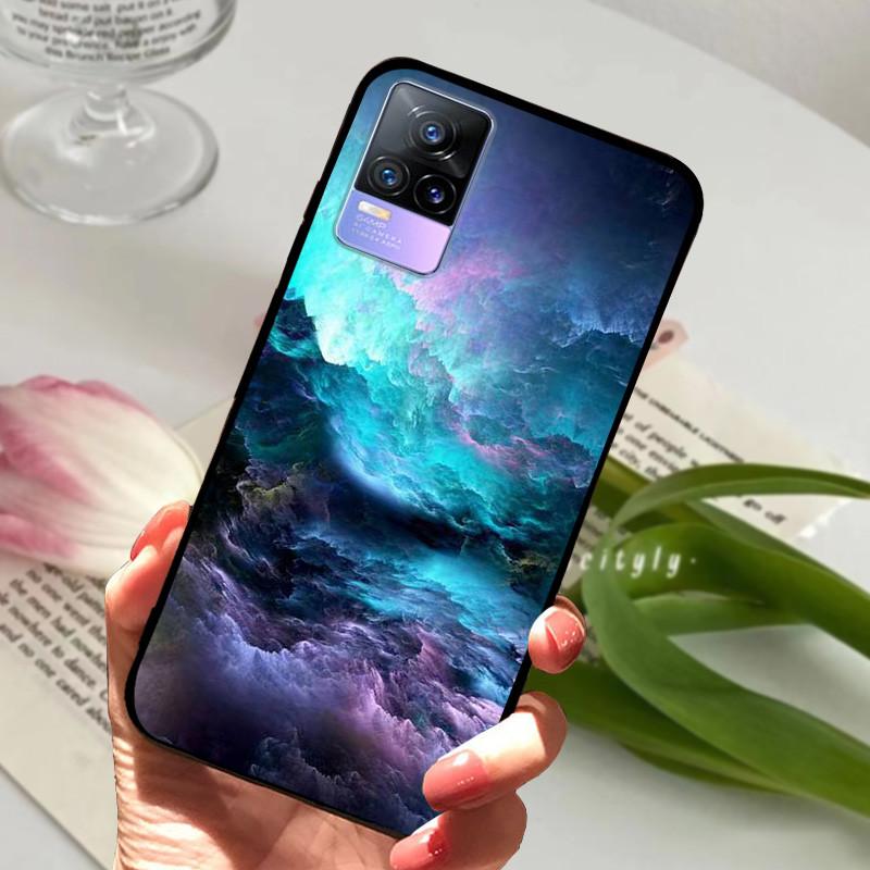 Чехол для Vivo V21e V 21e V2061 V2055 Мягкий ТПУ Защитный Чехол-бампер для телефона Vivo V21 V 21 4G 5G Ударопрочный