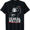 Смешная футболка «Серийный убийца хлопьев» - Футболка для завтрака