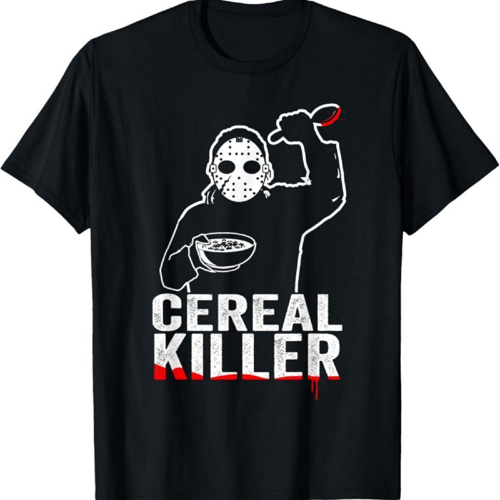 Смешная футболка «Серийный убийца хлопьев» - Футболка для завтрака