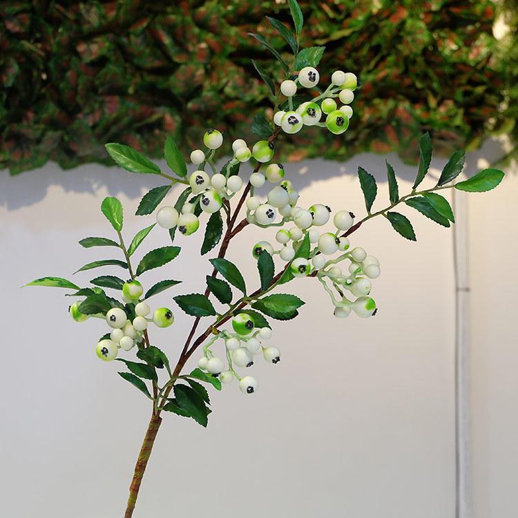 Simulation blueberry berry, fake lover fruit branch decorative ornament, simulation blueberry branch