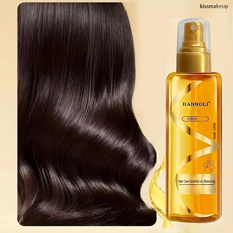 Эфирное масло для ухода за волосами, смягчающее эфирное масло для ухода за волосами улучшает повреждения от химической завивки и окрашивания.