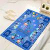 1Pc Eeyore'S Blue Quilt Rug Office Carpet Indoor Outdoor Doormat Nonslip Soft Comfortable Living Christmas Halloween Xmas Gift D924174