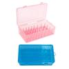 Embroidery Thread Storage Box DIY 42 Spools Clear Tray Sewing Thread Holder Spools Organizer Case for Desktop Home Embroidery