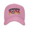 GerUnisexy  Soccer Vintage Baseball Cap  Outdoor Sport High Quality Trucker Hat Unisex Adult Fitted Retro Print Snapback Cap