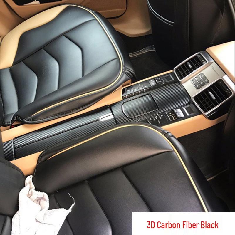Наклейки на панель переключения передач из углеродного волокна для украшения интерьера Panamera 10-16