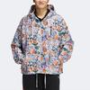 Adidas Спортивная куртка Originals Trefoil All-Over Print Hooded, мужская верхняя одежда, цветочный принт HR6438
