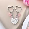 Mother's Day Heart Keychain & Pendant: Best Friend Stainless Steel Mood Necklace Gift