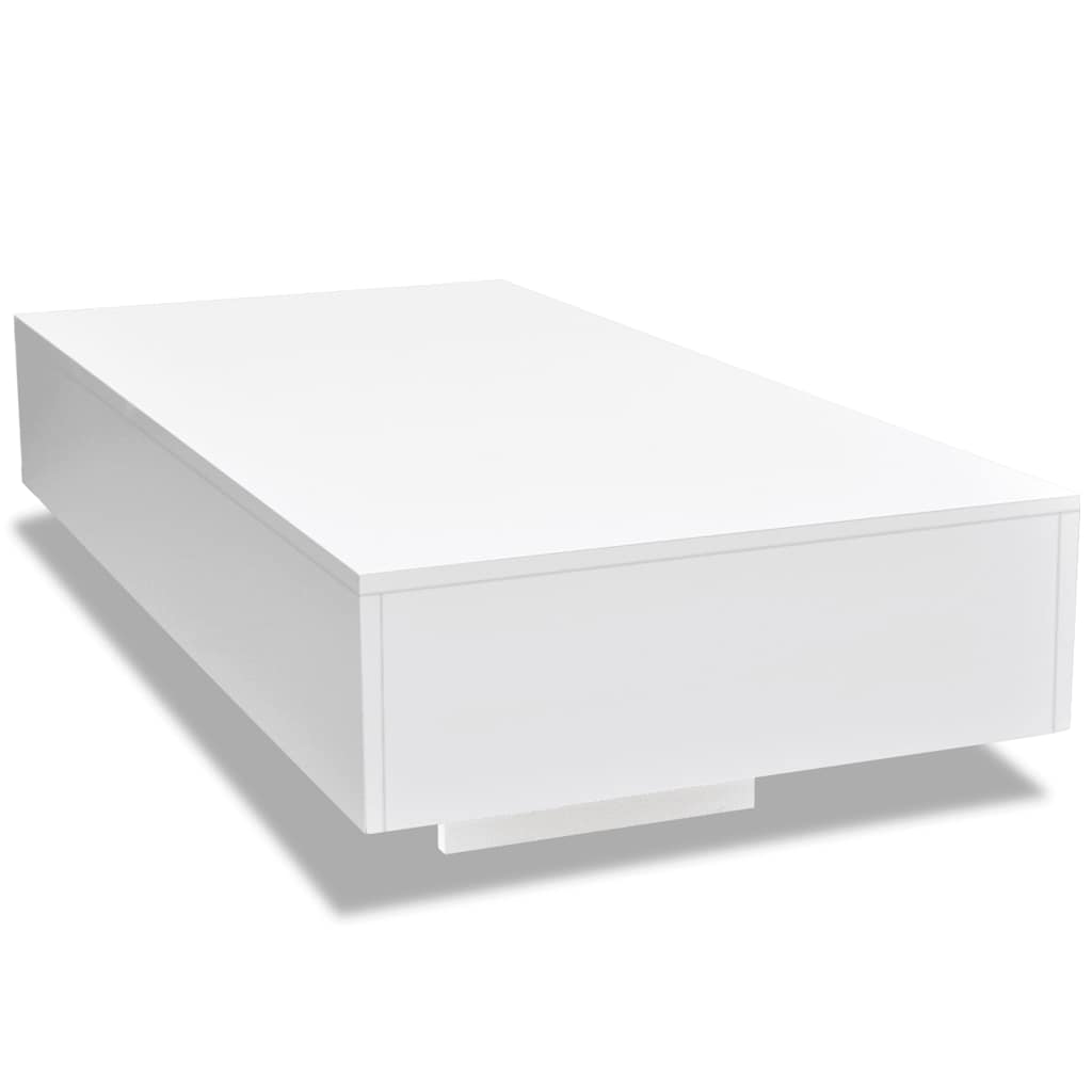 Glossy White Coffee Table