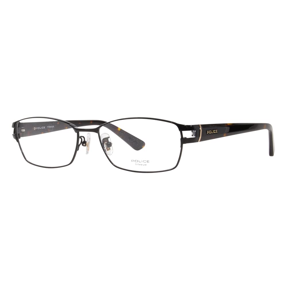 Glasses Sunglasses VPLA99J 0530 55 Square Full Rim Metal Titanium Date Glasses [Police]
