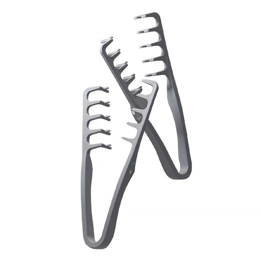 Creative Men Women Wide Tooth Textured Hair Styling Comb Fluffy Hair Root Comb Hairdressing Tool