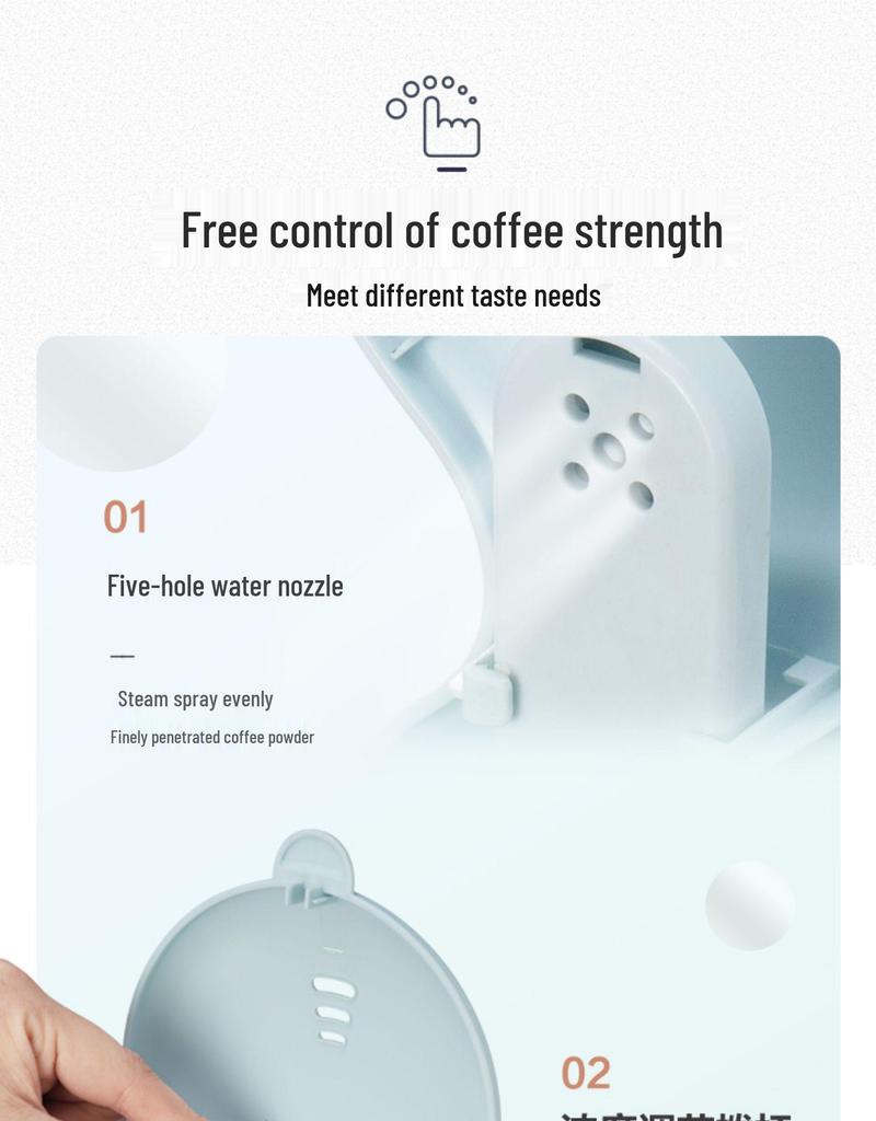 Dual-Use Automatic American Drip Coffee & Tea Maker for Home and Office