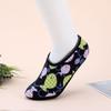 Women's Anti-Slip Indoor Floor Socks with Warm Velvet Lining and Cute Prints for Home and Early Childhood Education