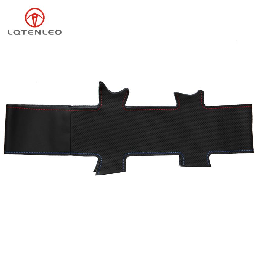 Черный автомобильный чехол на руль из искусственной кожи для BMW E36 1995-2000 E46 1998-2004 E39 1995-2003 X3 E83 X5 E53 2000-2006