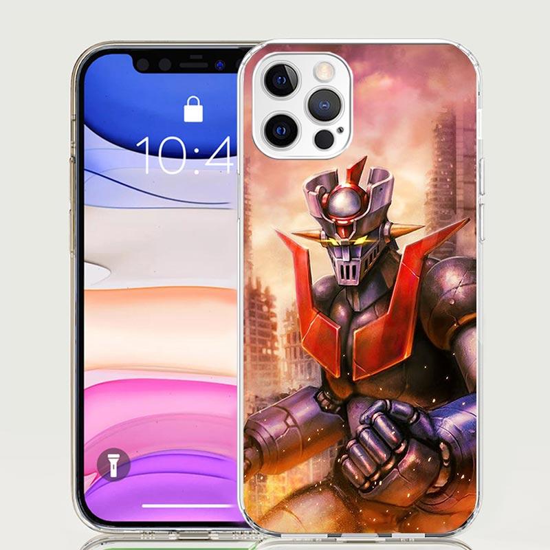 Чехол для телефона Manga Mazinger Z Anime для iphone 17 Air 16 15 14 13 Mini 12 11 Pro Max 16E 7 Plus 8 + SE 2020 Тренд Funda 16 1