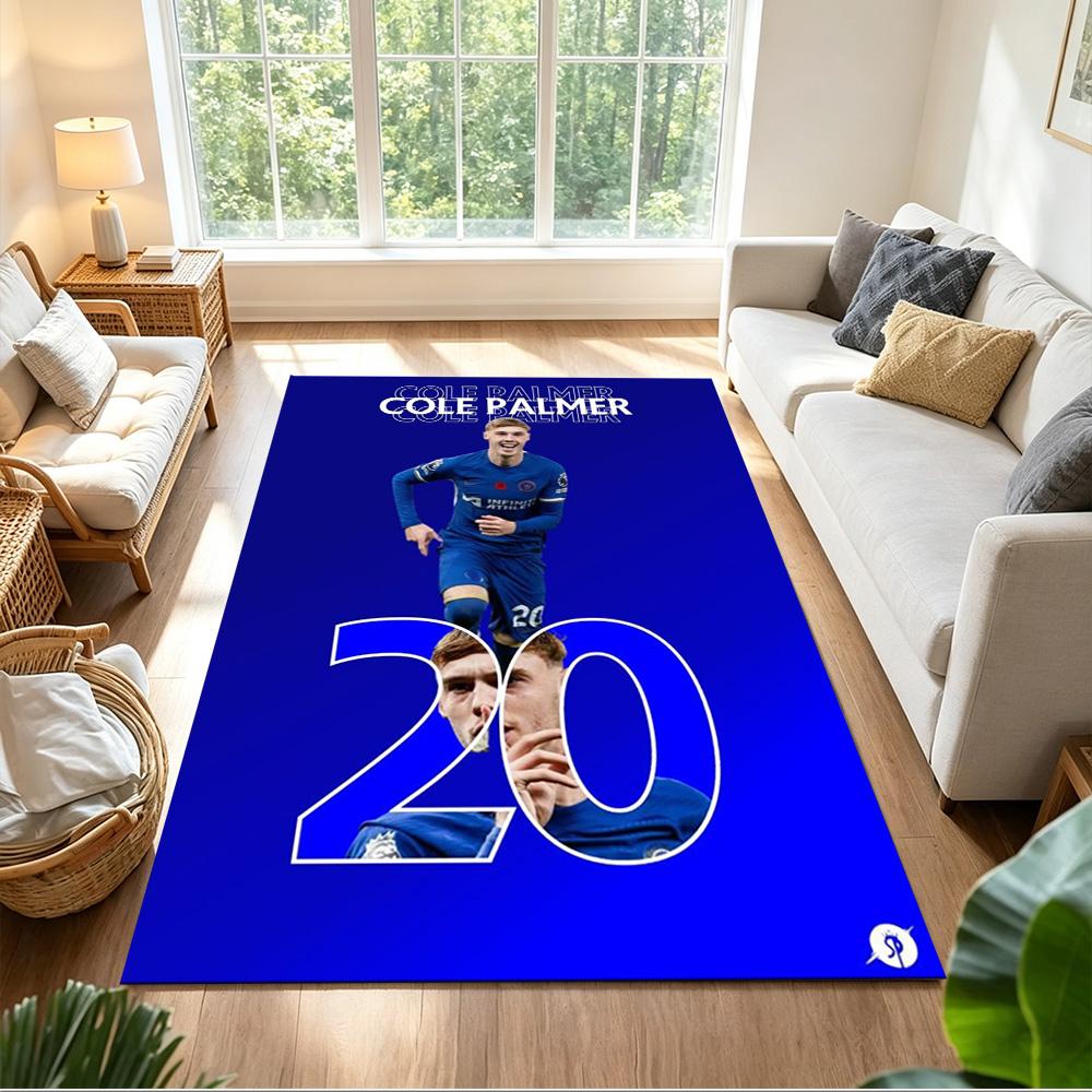 Chelsea Fc Football Player Floor Mat Perfect for Game Room Kitchen Bedrooms Dining Room Anti-slip Rug Office home decor Birthday/Christmas Gift