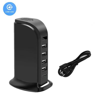 Многофункциональная USB-розетка WiFi с несколькими интерфейсами HD для домашней безопасности, поддерживает зарядку мобильного телефона