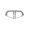 Carbon Fiber Car Steering Wheel Button Frame Cover For BMW 3 Series G20 -22