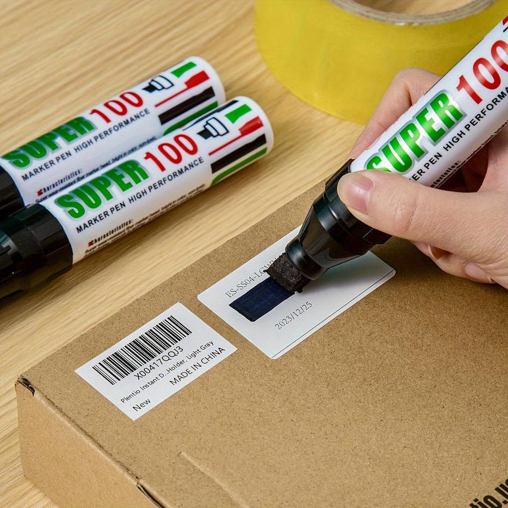 1 шт. маркер Jumbo, для защиты от кражи личных данных, защиты конфиденциальности и адреса, очень широкий наконечник долота