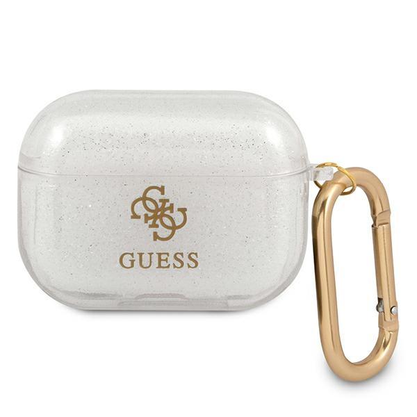 Etui do AirPods Pro Guess Glitter przezroczyste