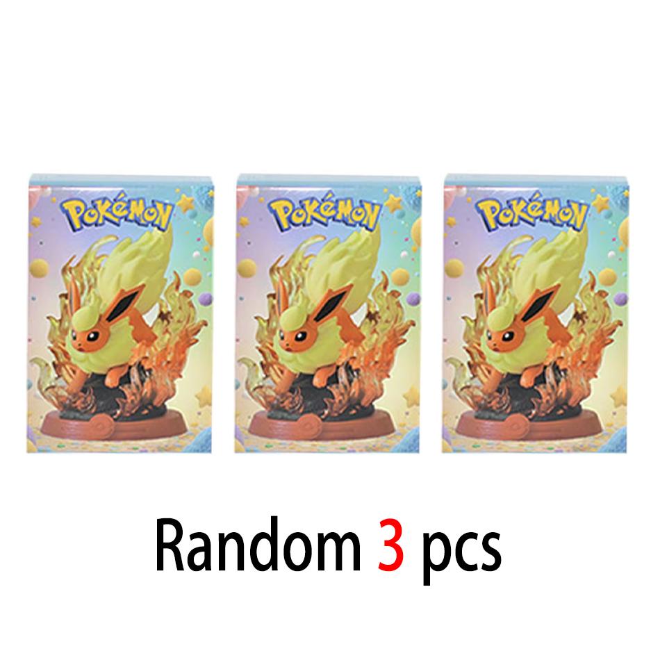9Patterns Pok mon Action Dolls Pikachu Blind Box Anime Models Desktop Decorations Pok mon Toys Children's Birthday Gifts