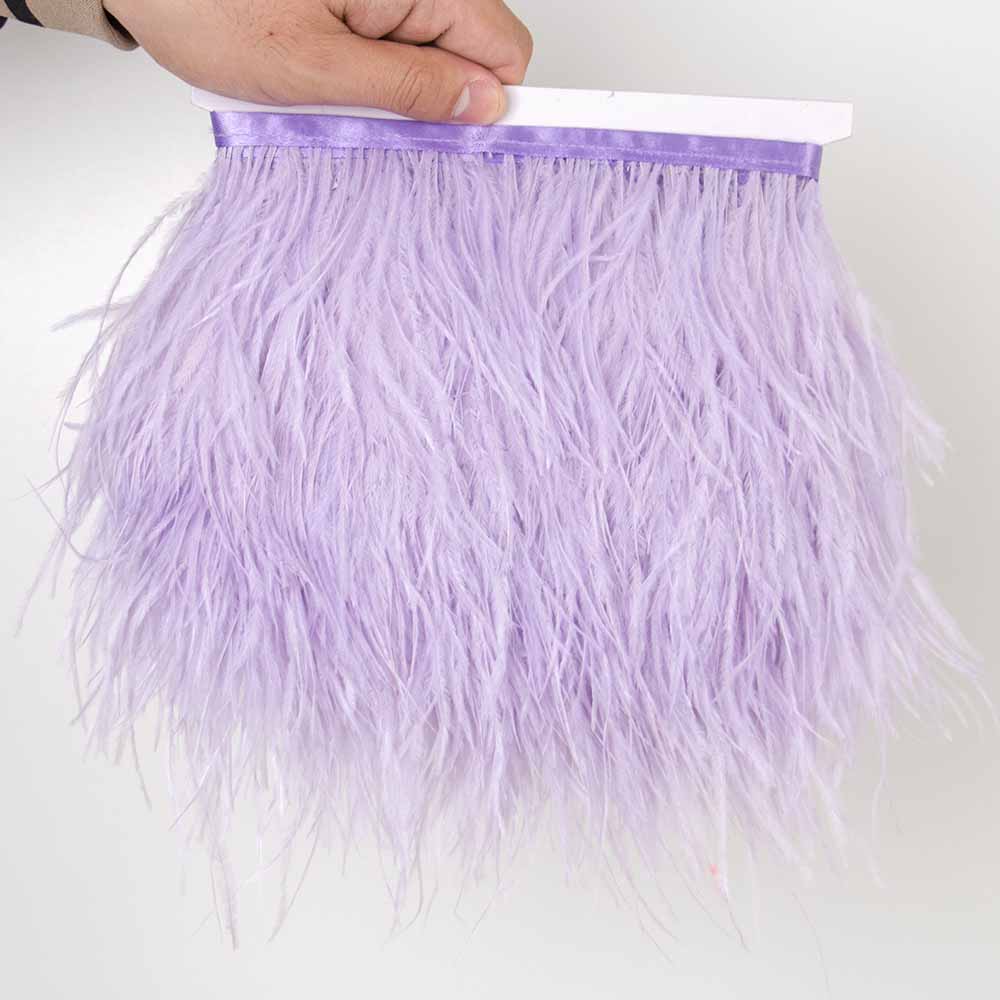 Перо 1 метр Красная отделка из страусиных перьев на тесьме Ленточная бахрома 8-10 см Ткань Юбка Швейные принадлежности Украшение для платья и одежды