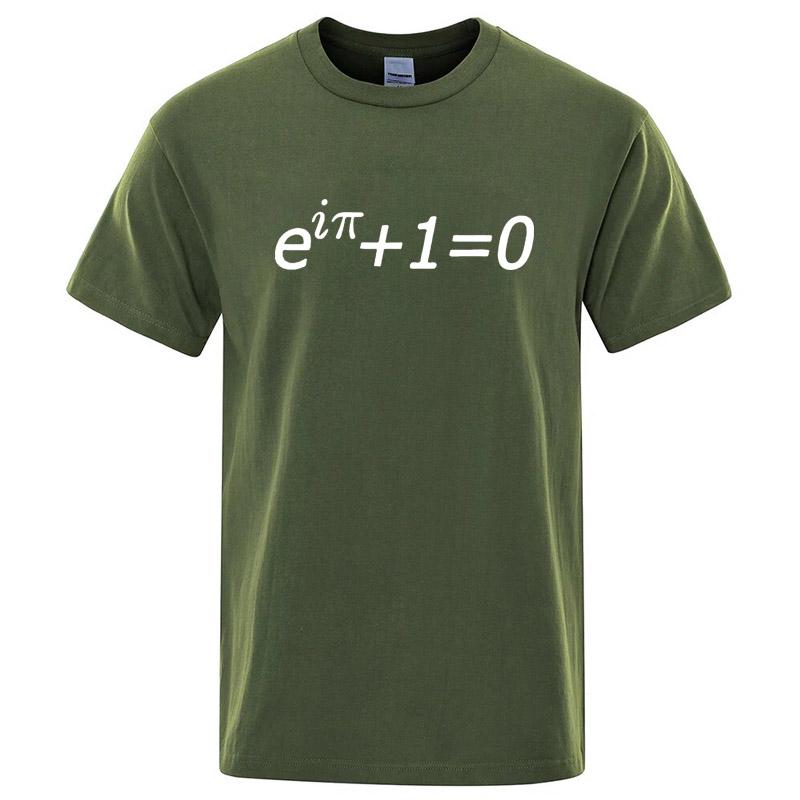 Unisexs High Quality Tshirt Cotton Blend Funny Mathematical Design Print Summer Casual Loose For Unisex Tshirt Male Hip Hop Tops