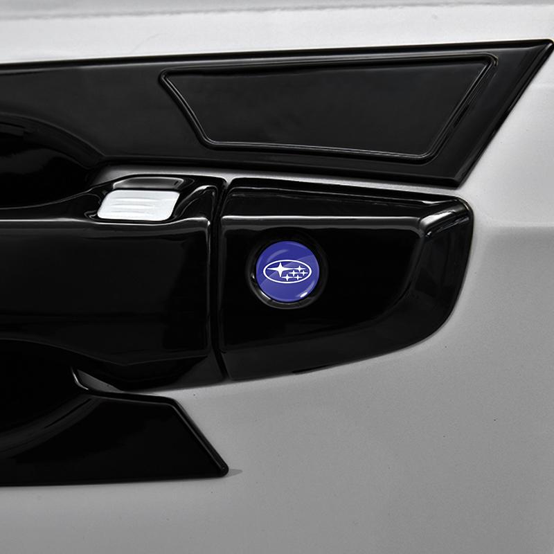 2/4/6 шт. Наклейка на замочную скважину замка двери автомобиля Эмблема Защитная наклейка для автомобиля Для Subaru STI BRZ Impreza Forester Legacy Outback Levorg Tribeca