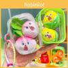 Adorable Jinnew Scream Vegetable Keychain Set Cute Plush Food Pendant Gifts