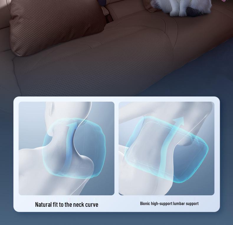 BMW & MINI Headrest Neck Pillow: Compatible with 3, 5, 7 Series, X1, X3, X5, Mini, i3, M4. Ideal for lumbar support.